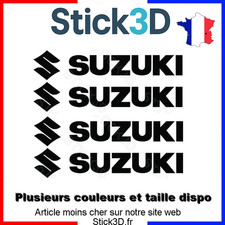 Lot de 4 Stickers Suzuki  Moto