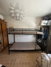 Lit superposé 2 places Noir