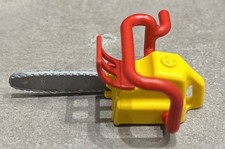 PLAYMOBIL POMPIERS - Tronçonneuse 3880 Aventure 3217 Dinosaures 3184 Lame Abîmée