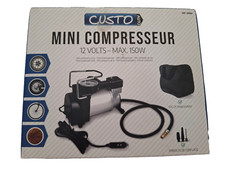 Custo 12V Mini Compresseur à Air Comprimé max (150W, 30l/min 10.2Bar (150Psi))