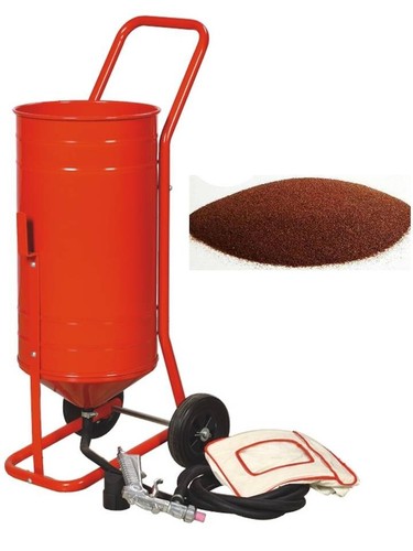 Sableuse mobile sur - , roulettes