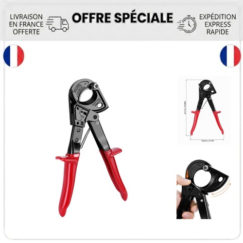Coupe câble cliquet qwork - coupe-câble,