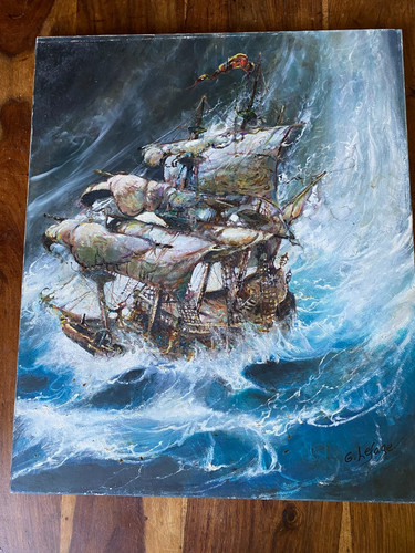 Peinture huile sur toile - l,