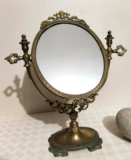 Miroir de table ancien en