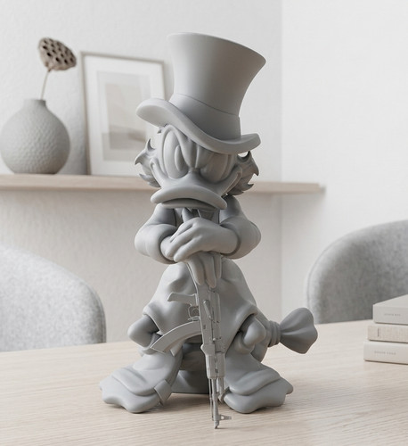 Statue picsou uncle scrooge - statue,