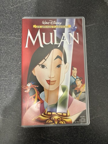 Cassette vhs walt disney - disney, mulan