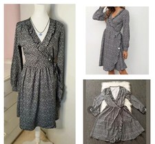 Robe Soirée A Fleurs Noire Et