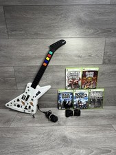 Guitar Hero II Xplorer Explorer Controller Rock Band Beatles Bundle Lot Xbox 360