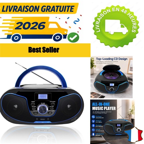 Lonpoo boombox lecteur - lonpoo, cd