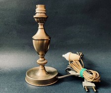 1960 luminaire - pewter foot / table lamp - retro collection