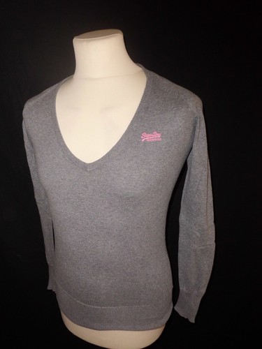 Pull superdry gris taille à - pull,