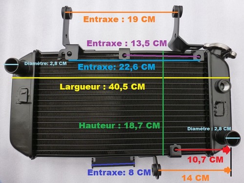 Radiateur 650 dl650 vtrom - radiateur,