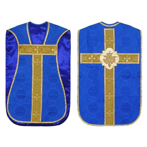 Nouveau chasuble bleu - chasuble, romain