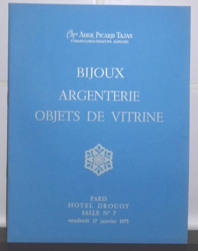 1975 catalogue vente - vente, hôtel