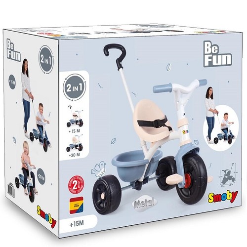 Smoby tricycle fun bleu - smoby,