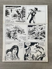 Kline - Loup Noir (PIF) - Planche Originale - TBE