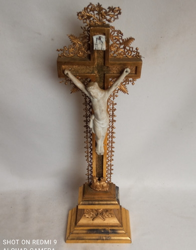Superbe crucifix doré la - crucifix,