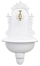 Fontaine murale de jardin avec