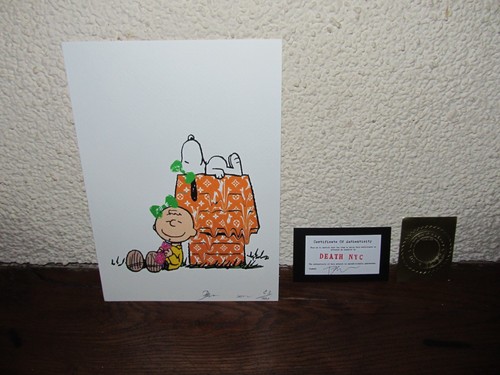Snoopy serigraphie pop art - serigraphie,
