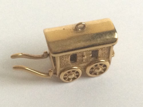 Pendentif charm roulotte - pendentif,
