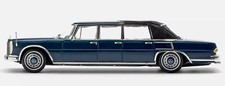 CMC - Voiture de couleur bleu - MERCEDES-BENZ 600 Pulmann W100 - 1/18 - CMC205