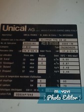 Pièces détachées pour chaudière Gaz UNICAL