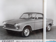 Photo presse PEUGEOT 204 C