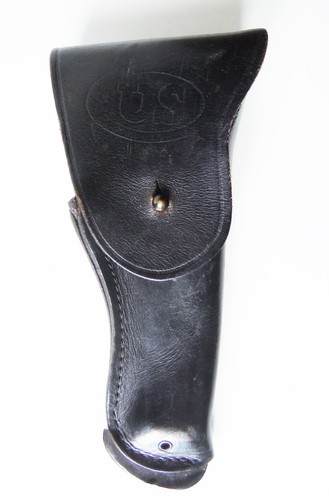 étui holster cuir - cuir, noir
