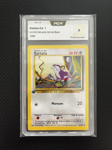 Carte pokémon rattata 102 - pokémon, 61/102