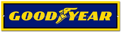 Goodyear pneus métal signe - goodyear,