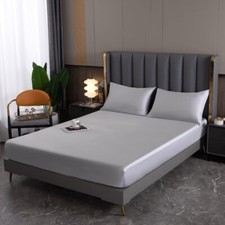Natural Mulberry Silk Fitted Sheet Mattress Luxury High-End Silk Bedding Sheets