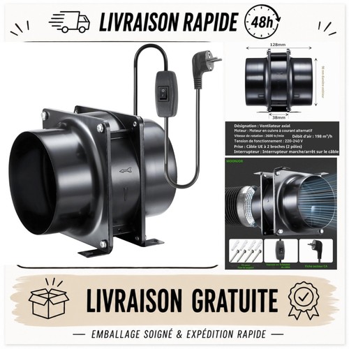 Extracteur air axial - axial, 100