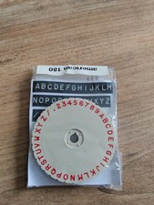 Roues de caractères Etiqueteuse Dymo