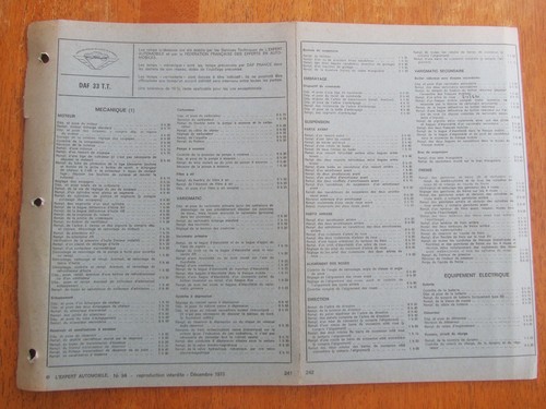 Ancienne brochure daf - ancienne, 33