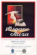 ADVERTISEMENT 1921 HISPANIC CAR SWITZERLAND SILVER STORK MASCOT STEYR