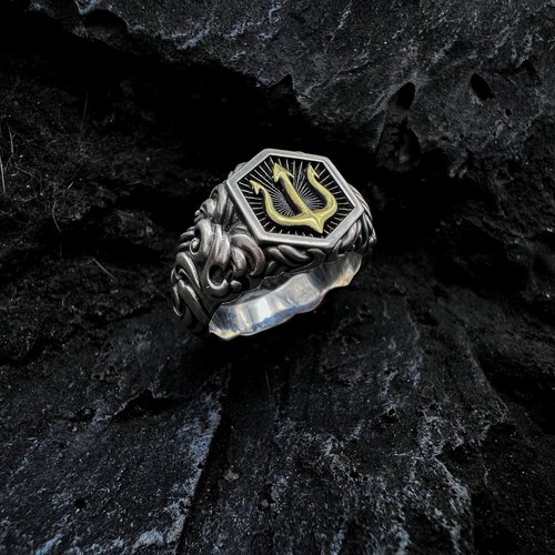 Bague fourchette trident bague
