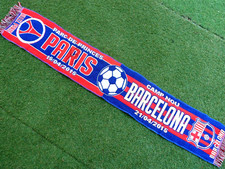 Echarpe PSG Barcelone Paris Saint Germain sg signée SALVATORE SIRIGU foot ultras
