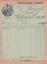 75 PARIS orfevrerie ROUSSEL