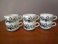 6 Tasses à Café/ Thé  Villeroy & Boch  Luxembourg Botanica Clacquesin plante