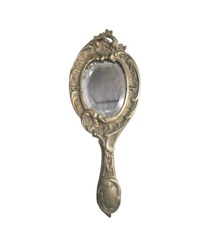 Miroir main à face - miroir,