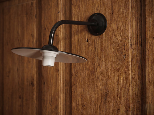 Lampadaire murale simple - lampadaire,