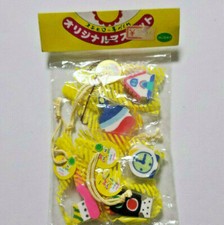 Ensemble gomme mascotte originale Suehiro fait main ancien rare vintage rétro