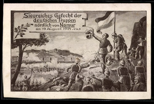 Carte postale allemande - carte,