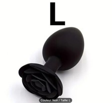 Neuf Plug Anal Fleurie Noir