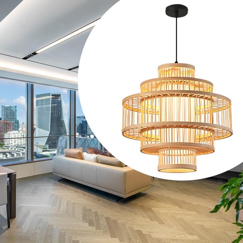Lampe suspension tissée en - suspension,
