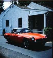 MG MGB Red sports car -