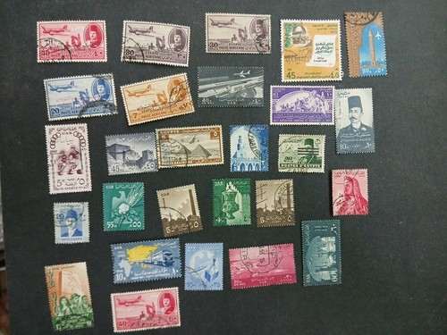 Lot timbres anciens égypte - timbres,