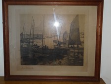 Belle Gravure Marine Bateaux