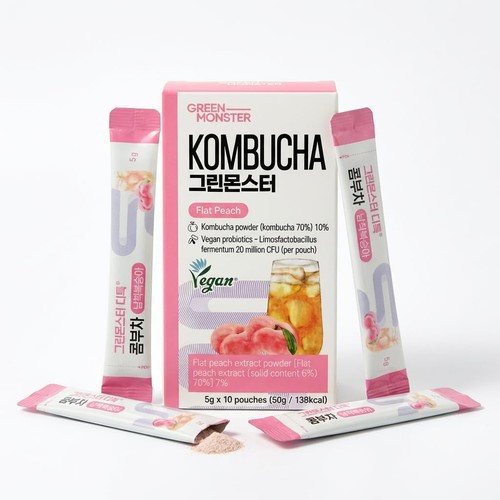 Green monster kombucha - monster, boisson