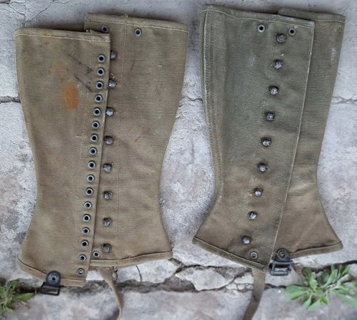Paire guêtre troupe ww2 - paire,